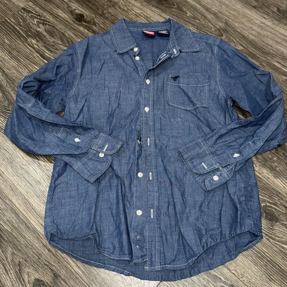 Wrangler Boys XL denim button up top